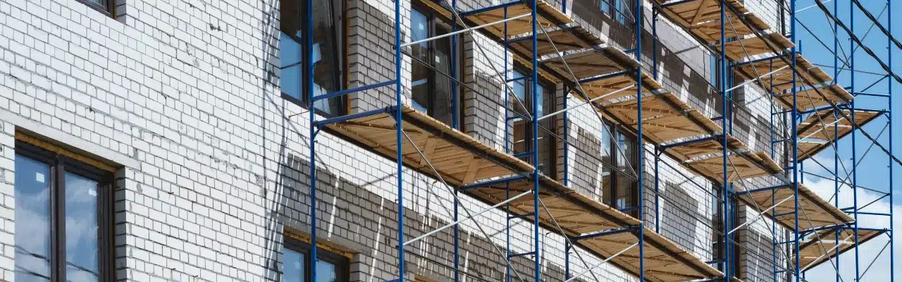 building envelope scaffolding