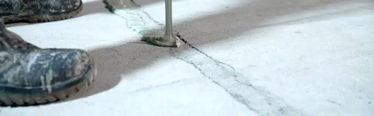 pouring epoxy on concrete